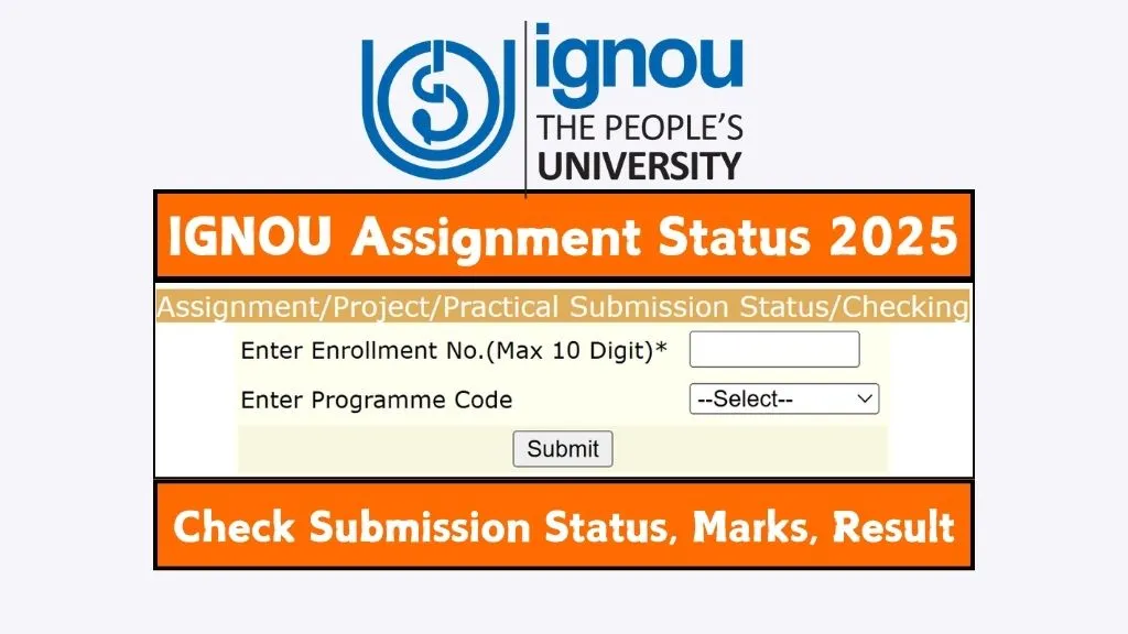 IGNOU Assignment Status 2025