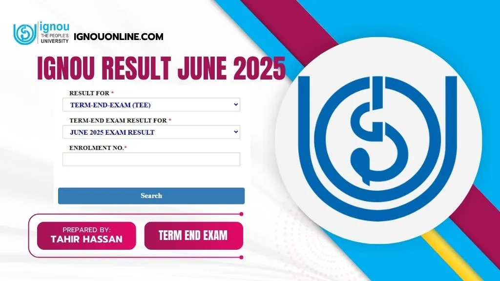 IGNOU Result June 2025